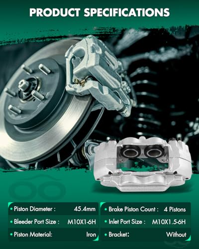 Image of SCITOO 1PC 185018 Front Passenger Side Disc Brake Caliper Without Bracket | Fit For Hummer Model - For H3 2006-2010,For H3T 2009-2010