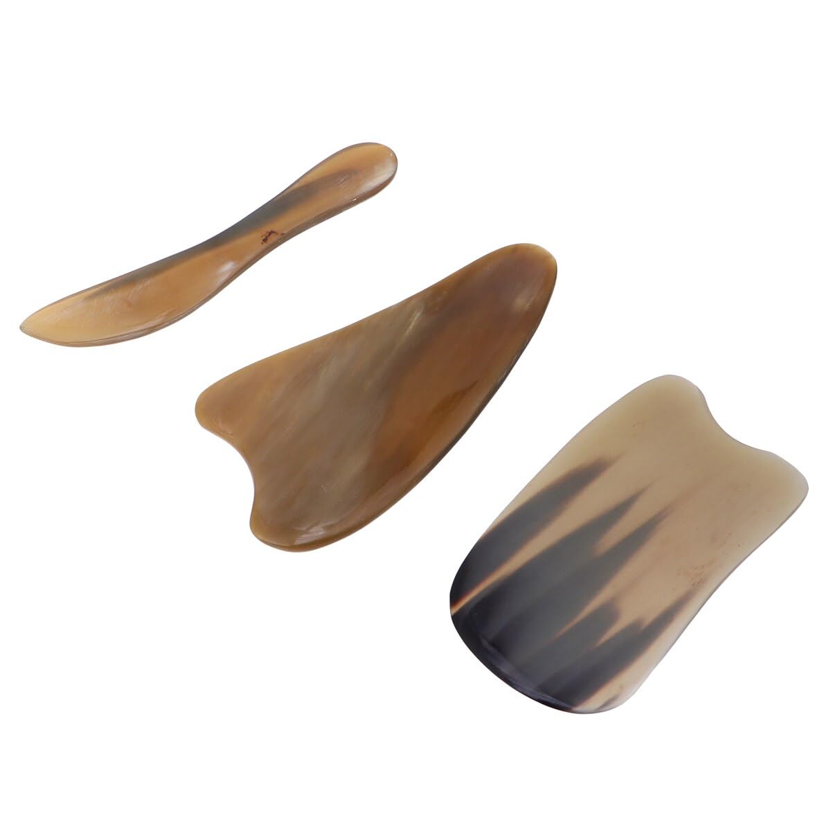 3 peças Guasha Boards Gua Sha Ferramentas de raspagem facial Tradicional Gua Sha
