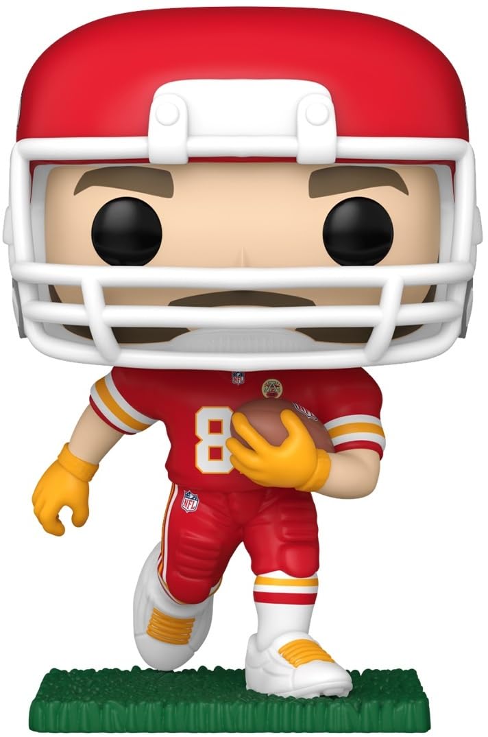 Funko POP! NFL: Chiefs - Travis Kelce - (road) - Collectable Vinyl Figure - Gift Idea - Official Merchandise - Toys for Kids & Adults - Sports Fans - Model Figure for Collectors and Display