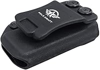 Vista 18 de POLE.CRAFT IWB/OWB - Funda para cargador Kydex - Mag Carrier se adapta a: 0.354 in .40 Double Stack/0.354 in .40 Single Stack - P365 1911 Glock 19