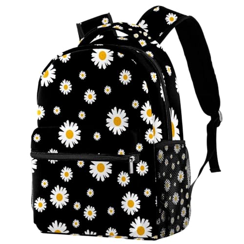 Sac à dos d'école marguerites pour aller en cours et voyager au quotidien