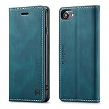 EYZUTAK Case for iPhone 7 Plus iPhone 8 Plus, Retro Matte Protective Leather Case with RFID Blocking...