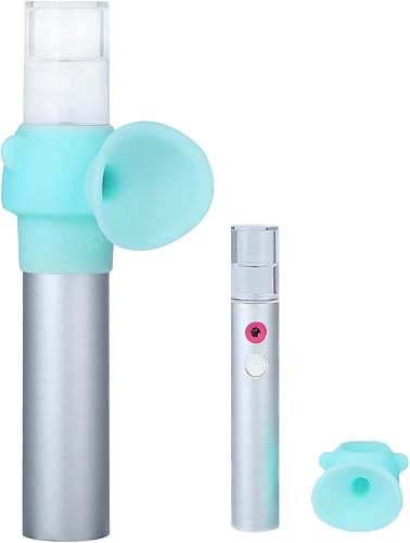 Mini rociador facial y rociador de ojos dos en uno niebla cálidafría opcional vaporizador facial portátil hidratante y personal de reabastecimiento