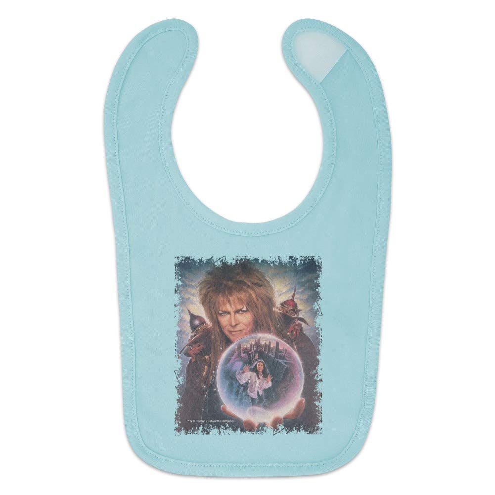 Labyrinth Crystal Ball Goblin King Jareth David Bowie Baby Bib