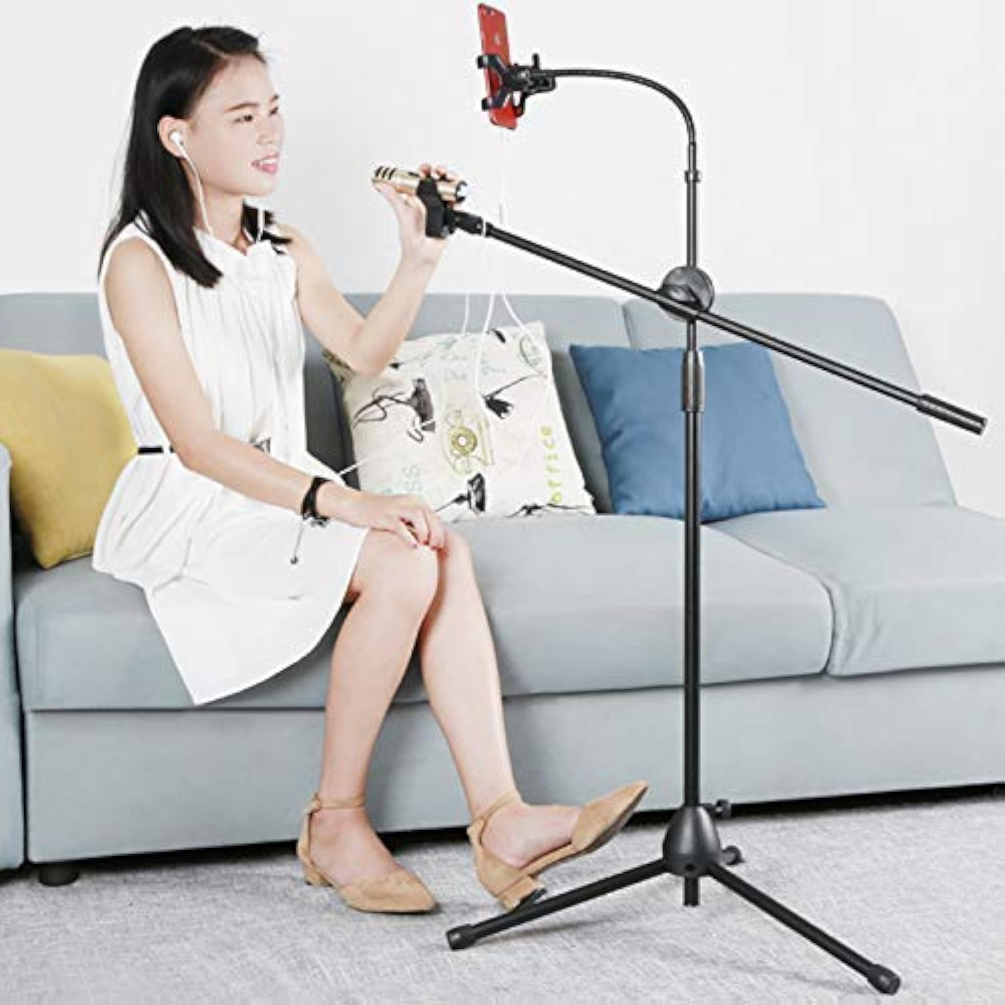 Heavy Duty Adjustable Microphone Stand, Studio