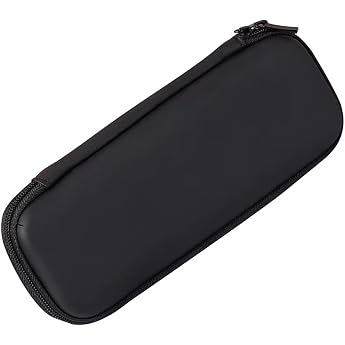 Butyeak Portable Makeup Brush Case Makeup Brush Bag Unisex Pencil Case Travel Makeup Brush Holder Brush Cosmetic Bag Generic Brush Holder Makeup Organiser Black 21 x 7.5 cm