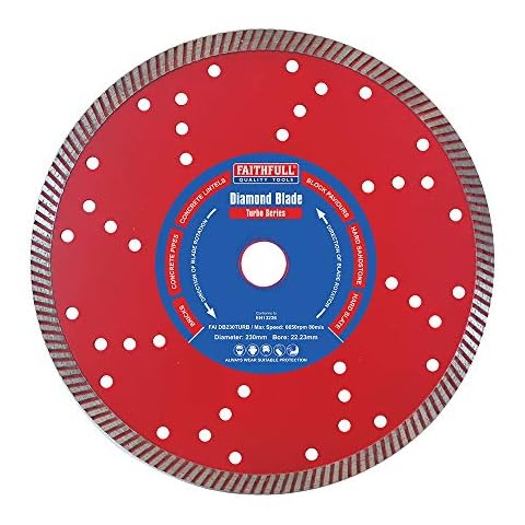 Faithfull Turbo Cut Diamond Blade 230mm Cover