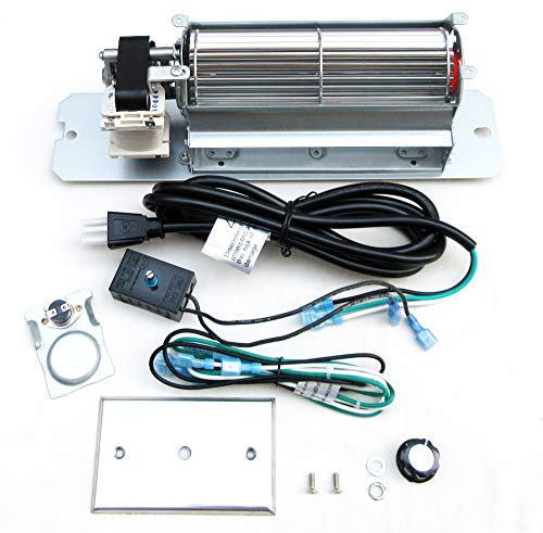 bbq factory GZ550 Replacement Fireplace Blower Fan KIT for Continental, Napoleon, Rotom HB-RB58