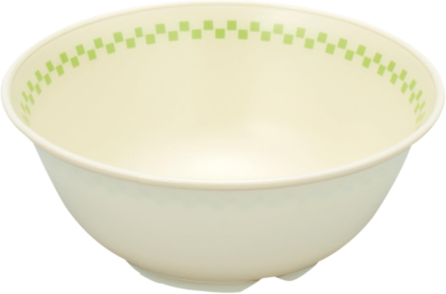 Sanshin Chemical PNB532EBLG Bowl (Epochal) Made in Japan Block Line Green