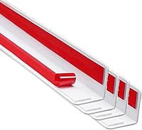 Vista 13 de Protector de esquina de pared transparente, 2 protectores de esquina autoadhesivos para paredes, 1.57 pulgadas de ancho x 35.4 pulgadas de largo