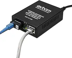 Kit Extensor Conversor de Fibra Óptica