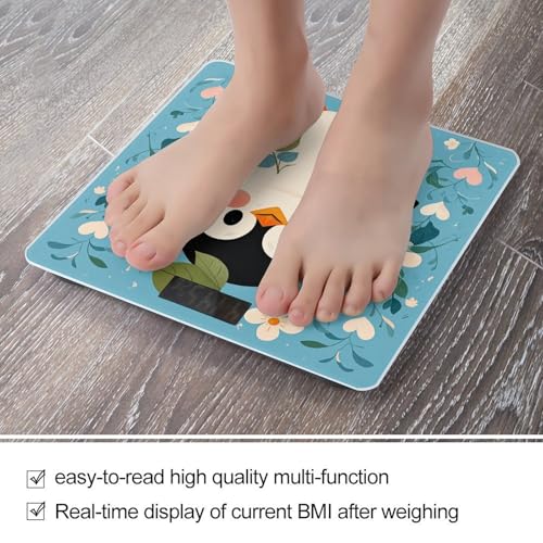 Báscula digital Cute Penguin Print de vidrio templado miniatura 5