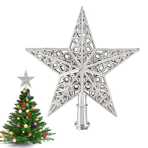 Weihnachtsbaumspitze Stern, Christbaumspitze Glitzernde,...
