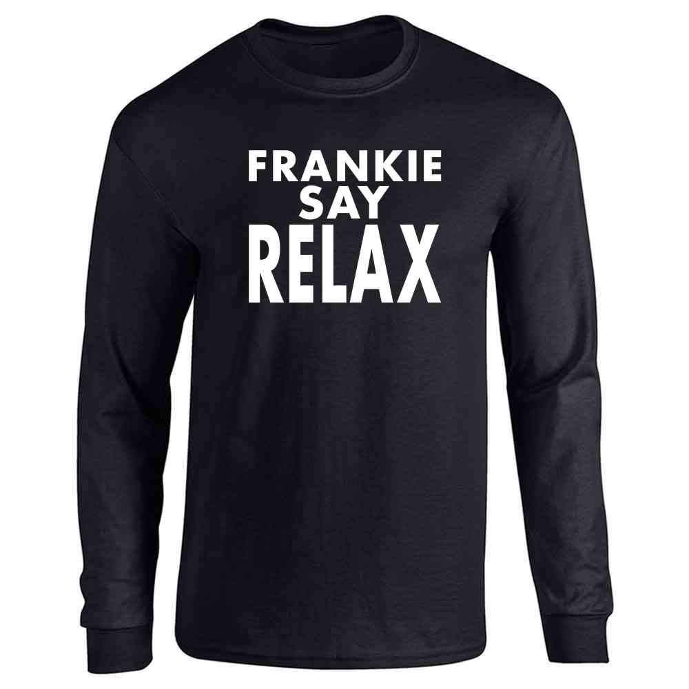 Pop ThreadsFrankie Say Relax Classic 80s Retro Vintage Long Sleeve Tee T-Shirt