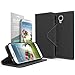 Cellto Samsung Galaxy S4 Premium Wallet Case [Slim Ultra Fit] [Premium Black] Diary Cover /w ID Pocket Top Quality for Galaxy S IV Galaxy SIV i9500 [Made in Korea]