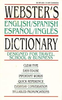 Paperback WEBSTER'S ENGLISH/SPANISH DICTIONARY Book