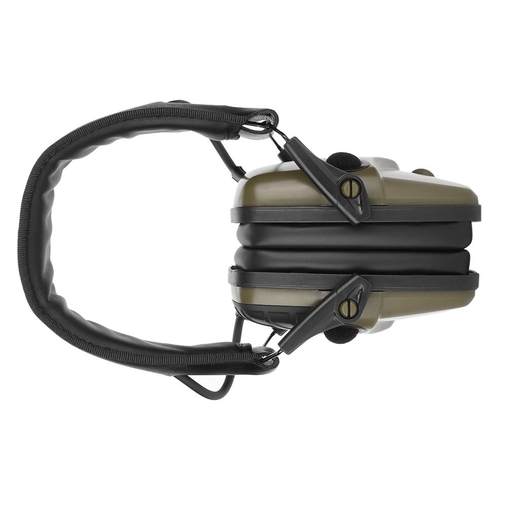 VBESTLIFE - Casco profesional antirruido, casco plegable de protección para adultos, defensor, reducción del ruido ajustable de sonido ambiental, hasta 82 DB para cazar, disparar, bricolaje, etc.