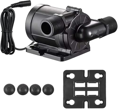 Miniatura 3 de Bomba de agua sumergible, 30 W CC sin escobillas de bajo ruido, bomba de agua para lavavajillas de escritorio, fuente acuario (4824A 24V)