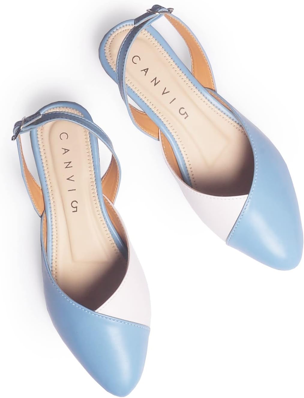 CANVI Stylish | Fancy | Comfortable Women's Ethnic Flats Sandals for Women and Girl, Synthetic Leather Sandals Casual Summer Beach Shoes Sandal