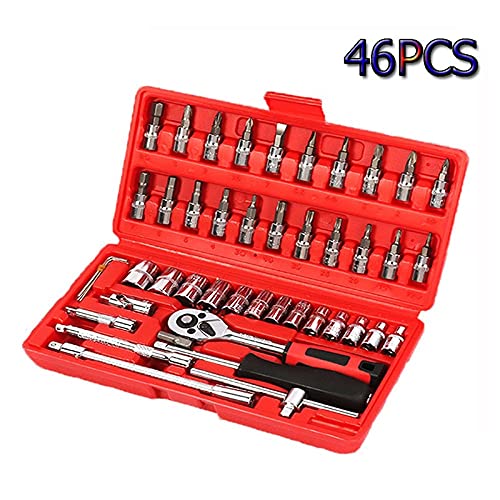 Set de herramientas manuales para reparación de autos 12 piezas miniatura 3