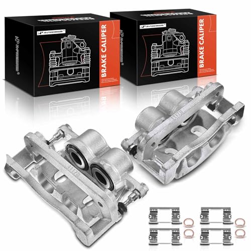 A-Premium Front Disc Brake Caliper Assembly with Bracket Compatible with Cadillac Chevy and GMC Models- XTS Escalade Avalanche Suburban Silverado Express Sierra Yukon XL and more