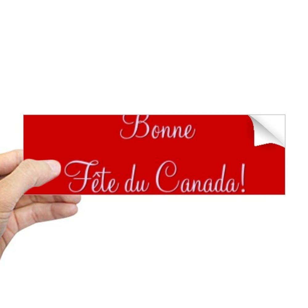 Sticker feuille d'érable rectangulaire déco fenêtre fête Canada