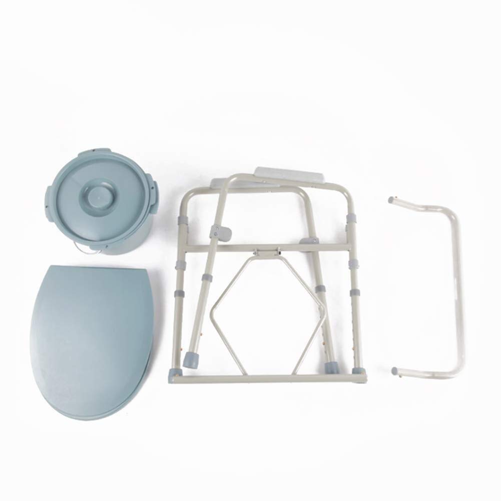 Sgabello da Doccia, Sedile da Doccia, Sedile per WC Regolabile, Sedia Comoda Indipendente, Cuscino per Vasino Portatile per Anziani