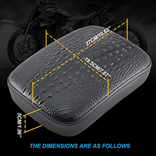 Coussin de passager pour moto balade en duo chopper bobber