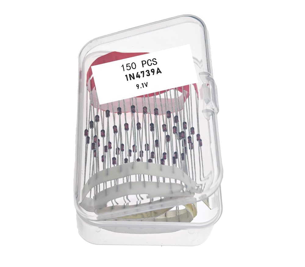 1N4739A, 1N4739a, 9.1V 1N4739A, 9.1V 1N4739a, 1N4739A 9.1V, 1N4739A Diode, Axial Diodes 1 Watt 9.1 Volt 9.1V (150 Pcs)