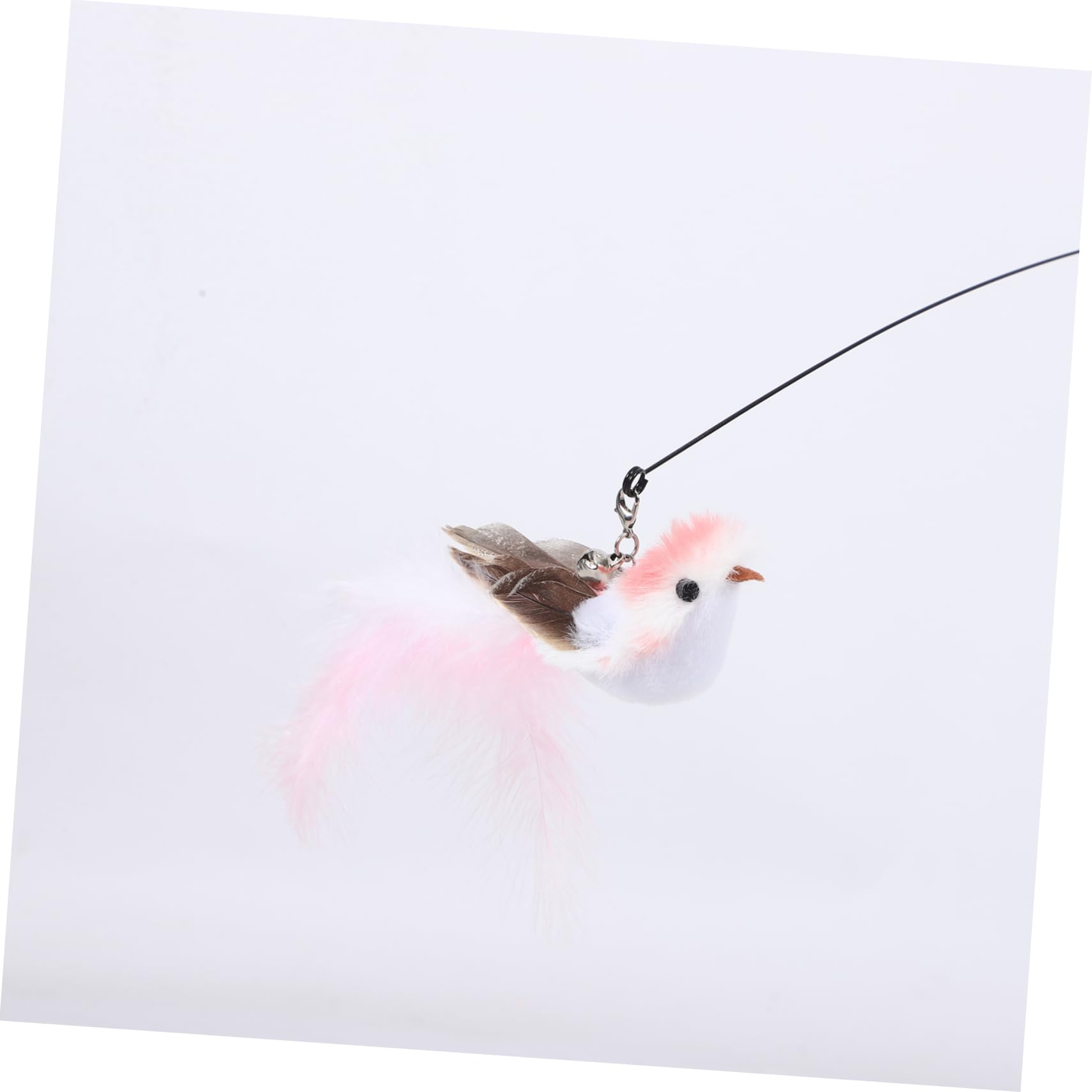 YARNOW 4 Set Bastoncino per gatti a ventosa cat toys Pluma giocattolo giocattoli per animali domestici giocattoli di arricchimento per gatti rompicapo giocattolo gatto piuma