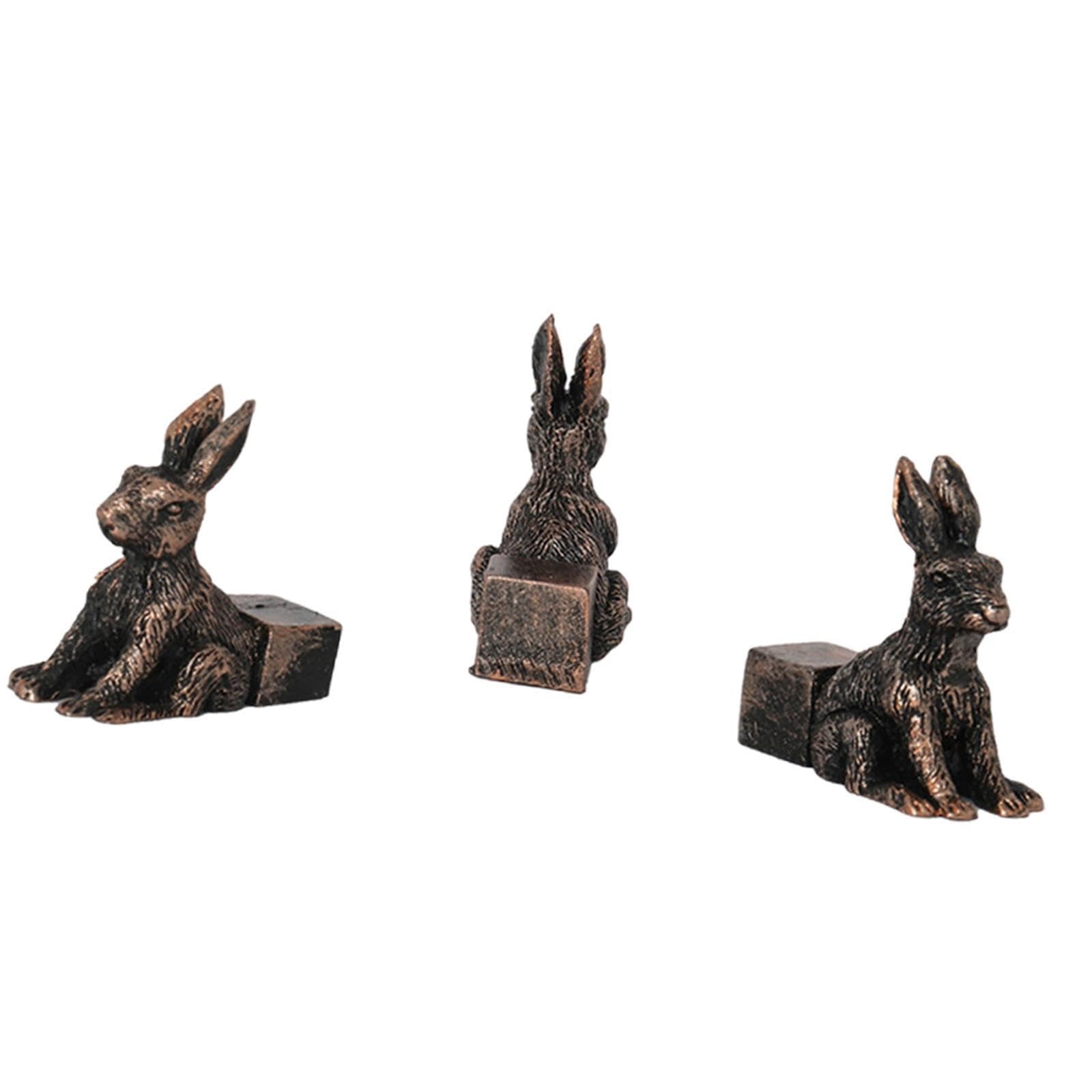 mophrati Cute Animal Decorative Resin Planter Toes, Rabbit 4.5x4.3x2cm