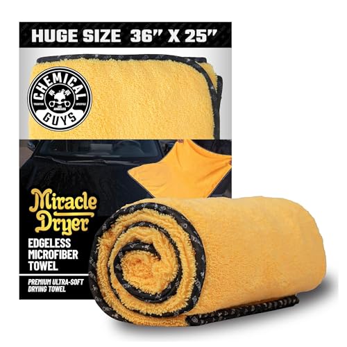 Chemical Guys Miracle Dryer Microfiber Towel - 36 x 25 Pulgadas