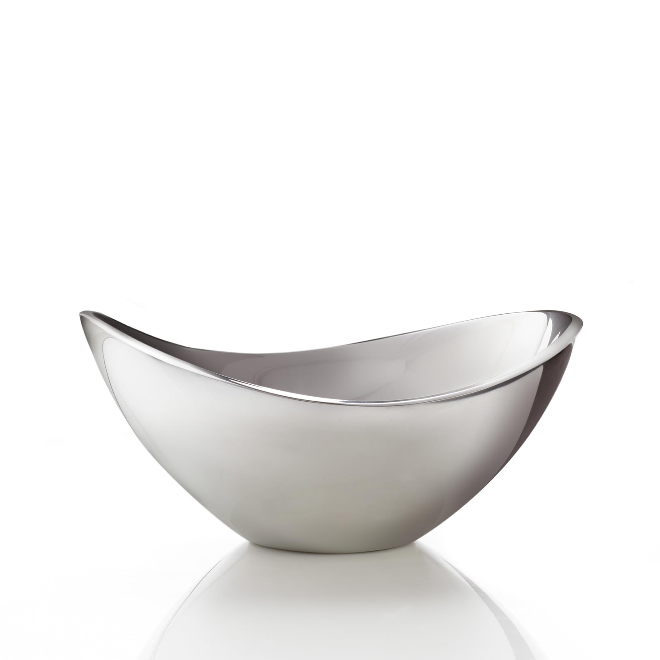 Nambe Butterfly Bowl, 9-inch - Sculptural Metal Alloy Serving Bowl, Elegant Contemporary Tableware with Graceful Curves, Retains Temperature - Oven & Freezer Safe, Decorative Centerpiece for Kitchen