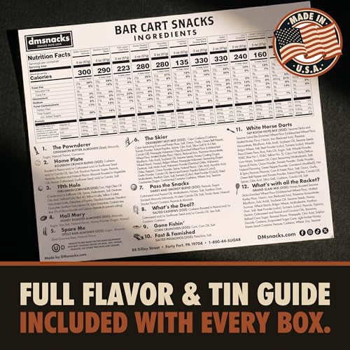 Image of Snack Box Gift Basket for Men, Birthday Gift for Men, Women, Food Care Package, Unique Tins of Assorted Nuts, Snacks in Stunning Case - Treat for Men, Women, Dad, Friends, Family, Fathers Day Gift