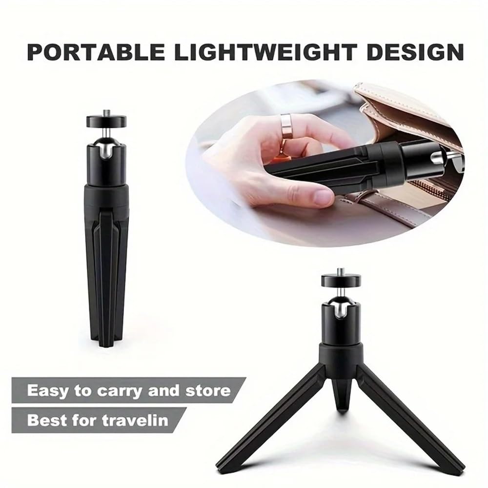 Mont Projecteur Mini trépied de projecteur Portable avec tête rotative à 360 °, adapté au support de projecteur multi-appareils, facile à transporter et à ranger Projecteur Bbrachet