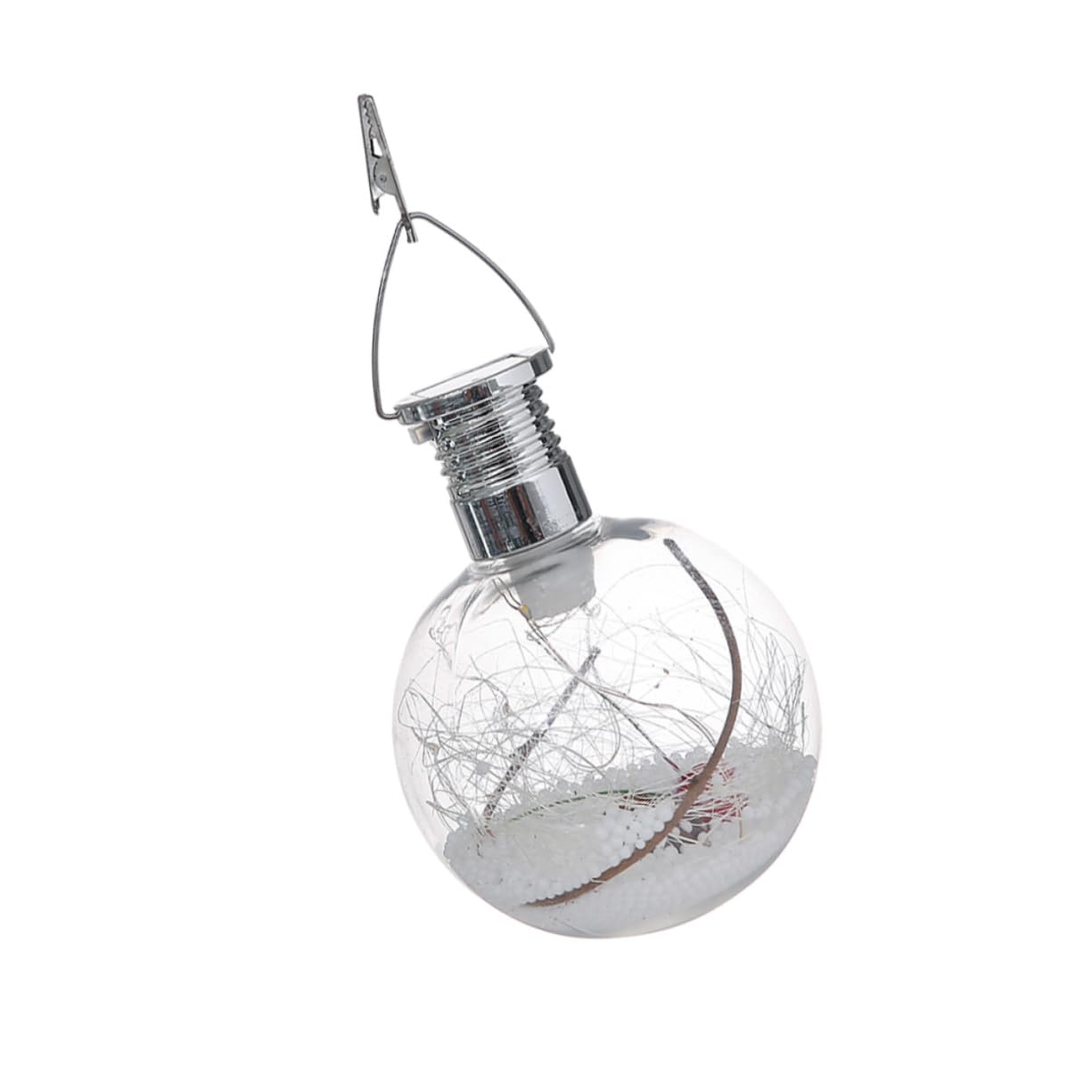 Housoutil Lámpara Colgante con Luz Solar para Decoración Navideña Adorno para Árbol de Navidad de Interior Luz de Noche para Fiesta Navideña