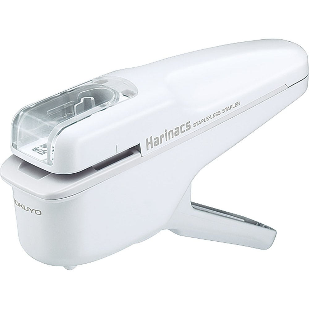 Kokuyo Harinacs Japanese Stapleless Stapler White