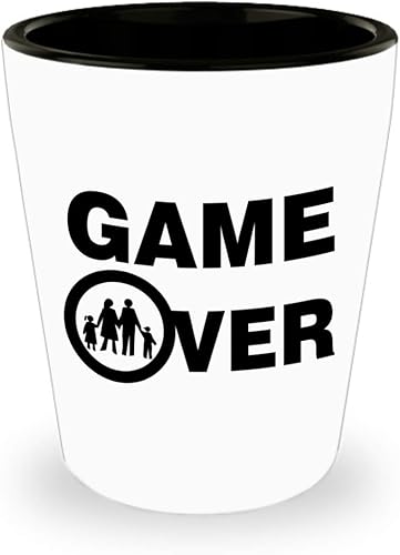 Regalos divertidos para el diseñador de desarrolladores de juegos, juego sobre vaso de tequila, vasos de tequila, novedosos vasos, diseño de