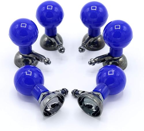 Juego de 6 bombillas de bola de electrodo universal compatibles con ECGEKG, tamaño de adulto, 1,02 pulgadas