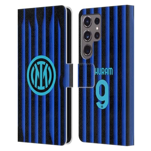 Étui en cuir Inter Milan S24 Ultra protection premium Marcus Thuram 2025