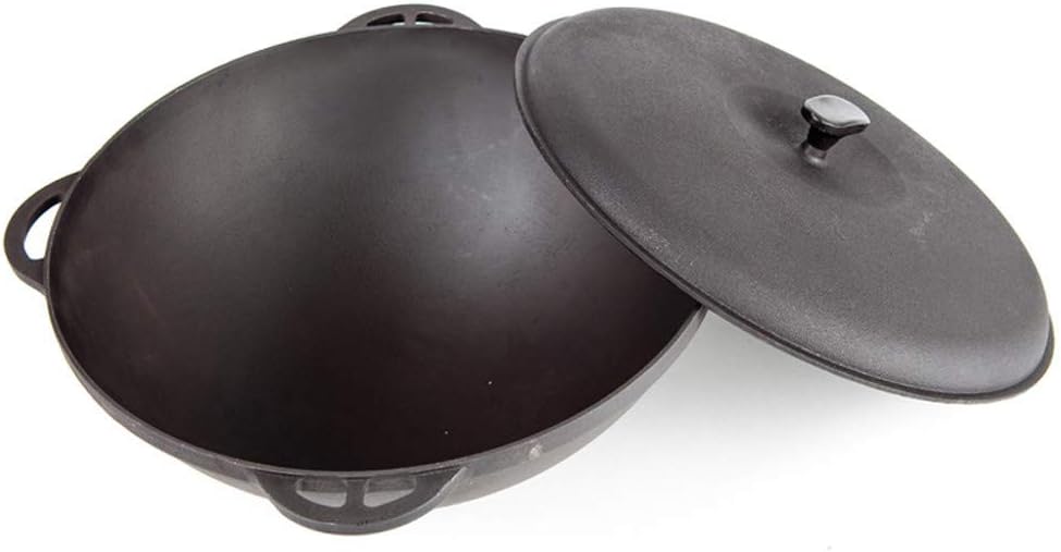 Kazan Asia Cast Iron with Lid, 22 Liter