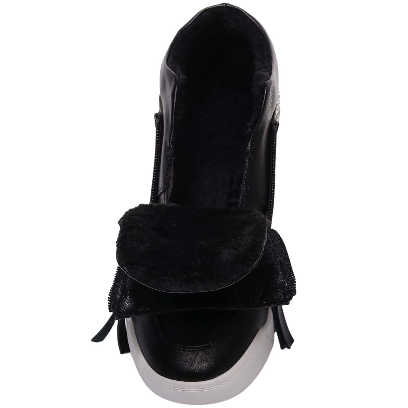 rismart Mujer Cuña Plataforma Botín Elegante Deportivos Zapatillas Zapatos