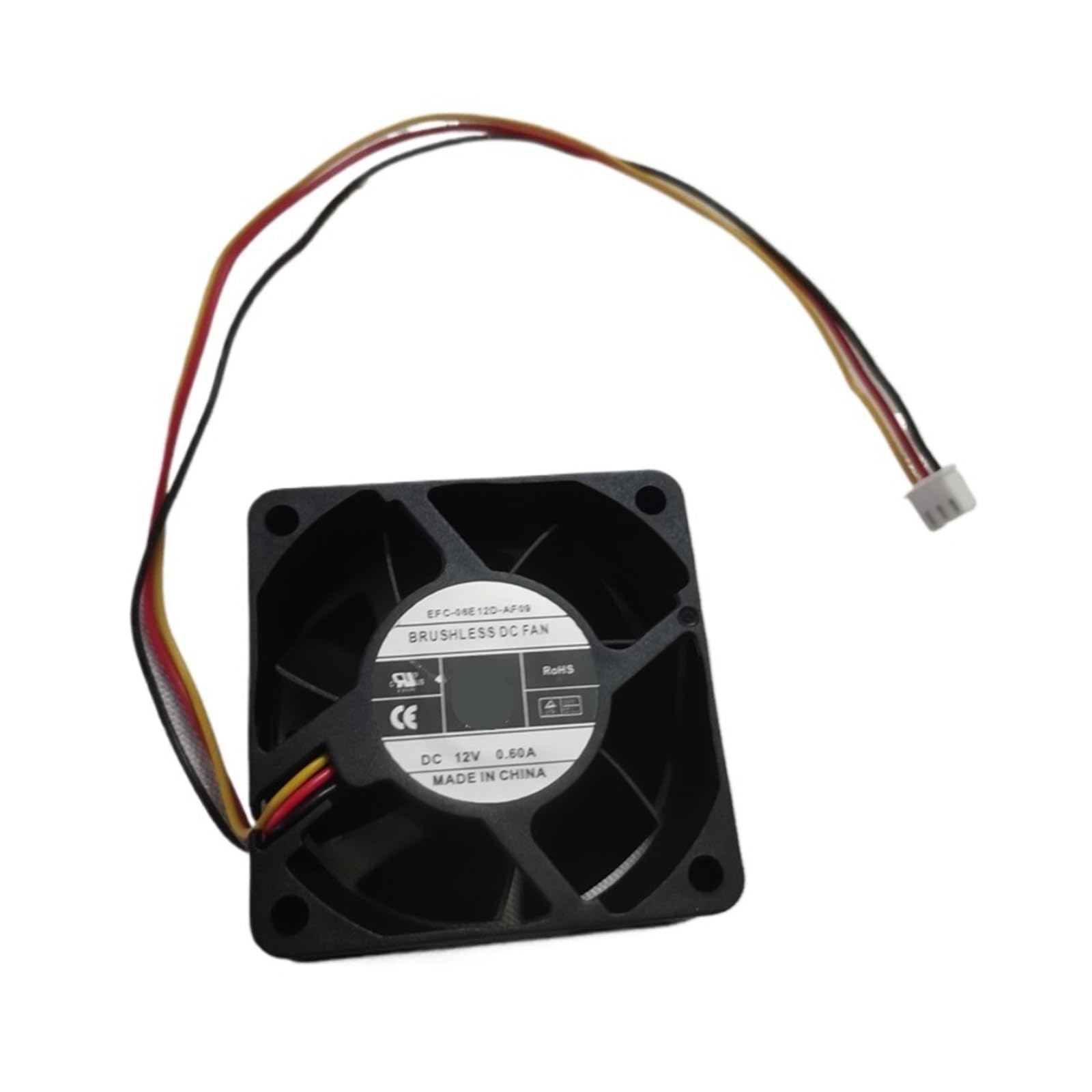 PEQYUACTE 60x60x25mm EFC-06E12D-AF09 6025 12V DC 0.60A Fan