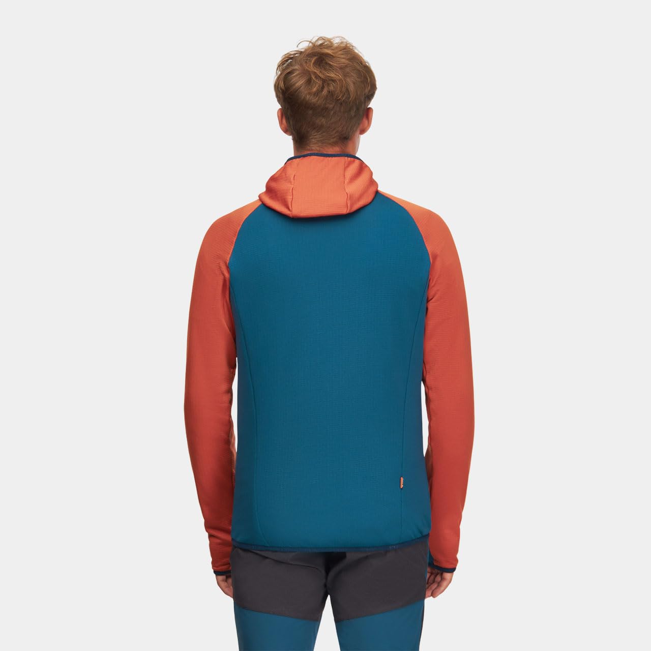 Alpinus Bluza męska Naryn granatowo-pomarańczowa MK11483