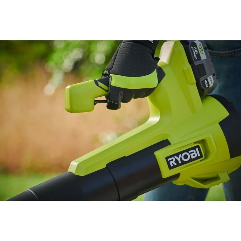 Souffleur Turbo Jet 18V RYOBI - Soufflerie 160 km/h - Batterie 4,0Ah - Chargeur - RY18BLB-140