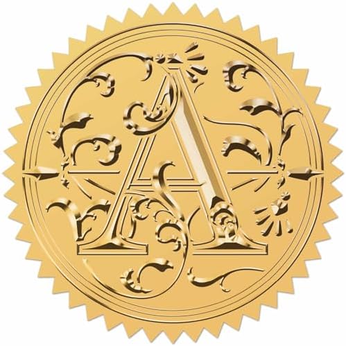 CRASPIRE 100pcs Silver Letter S Wax Seal Stickers - Self-Adhesive Seals For Invitations