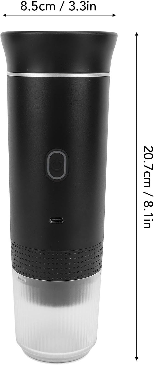 Cafetera Portátil Eléctrica Recargable con Capacidad 500 ml miniatura 3