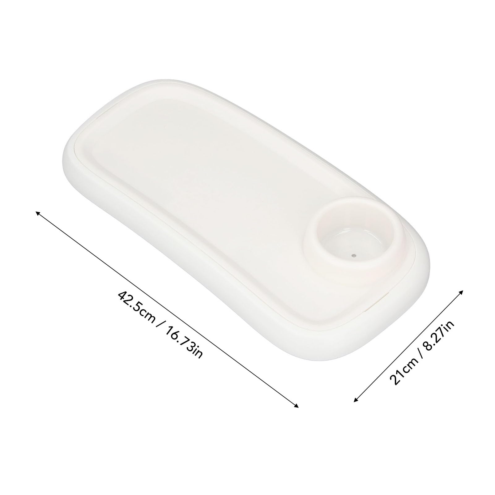 Acouto Vassoio Universale per Passeggino Accessori Antiscivolo Ingranditi Staccabili Vassoio Portabicchieri Portatile per Passeggino per Esterni Interni Arancione Facile e Rapido per il Trasporto