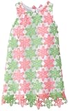 Mud Pie Baby Girls' Crochet Flower Dress