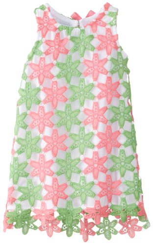 Mud Pie Baby Girls' Crochet Flower Dress